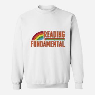 Fundamental Reading Geeky Bookworm Poetry Lover Literature Sweat Shirt - Seseable