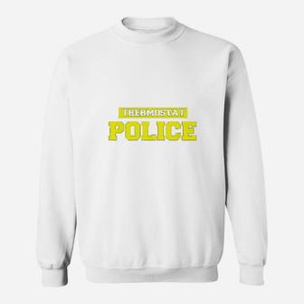 Funny Father Day Thermostat Police Sweat Shirt - Seseable