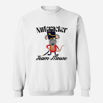 Funny Nutcracker Soldier Toy Christmas Dance Team Mouse Sweat Shirt - Seseable