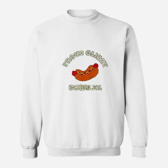 Funny Original Trending Glizzy Gobbler Hotdog Sweat Shirt - Seseable