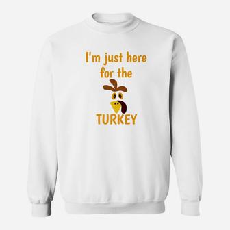 Funny Thanksgiving Family Turkey Face Tee Sweat Shirt - Seseable