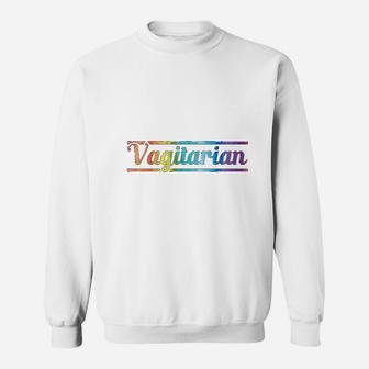 Funny Vagitarian Lesbian Gay Couple Valentine's Day Lgbt Sweat Shirt - Seseable