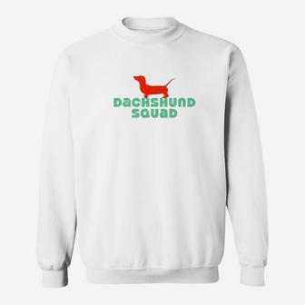 Funny Weiner Dog Dachshund Squad Premium Sweat Shirt - Seseable