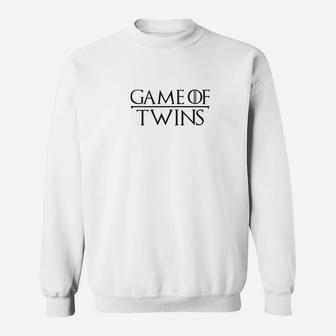 Game Of Twins Shirt Funny Twin Gift Dad Mom Brother Sister Sweat Shirt - Seseable