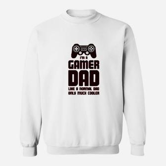 Gamer Dad Funny Gift For Fathers Cool Dads Gaming Sweat Shirt - Seseable