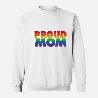 Gay Pride Proud Mom Lgbt Parent Fathers Day Sweat Shirt - Seseable