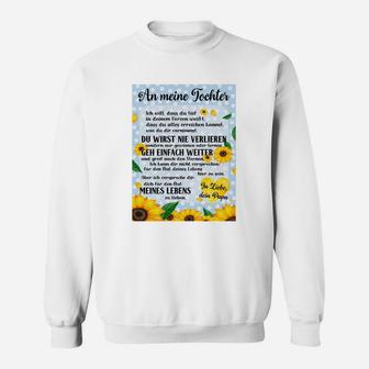 Ge Decke Ein Meine Tochter Papa Sweatshirt - Seseable