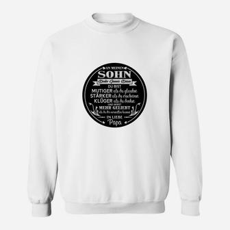 Ge Ein Meinen Sohn Papa Sweatshirt - Seseable