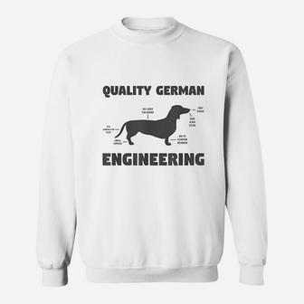 German Engineering Funny Weiner Dog Dachshund Sweat Shirt - Seseable