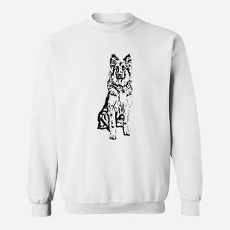 German Shepherd Dog Gift Gsd Mom Dad Rescue Dog Owner Sweat Shirt | Seseable UK