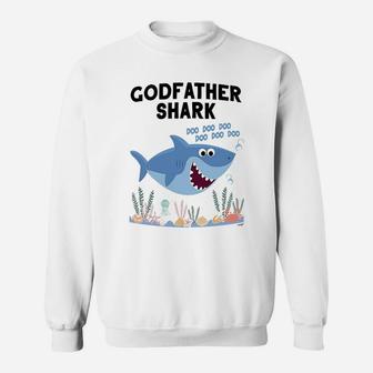 Godfather Shark Cute Art, dad birthday gifts Sweat Shirt - Seseable