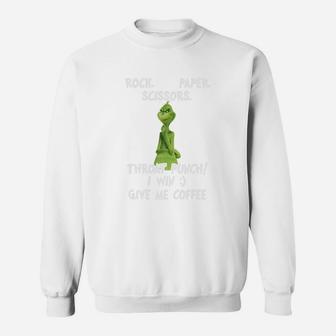 Grinch - I Win Give Me A Coffee Sweat Shirt - Seseable