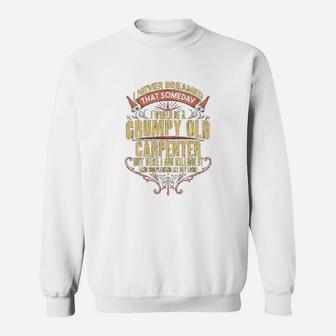 Grumpy Union Carpenters Dad Funny Sweat Shirt - Seseable