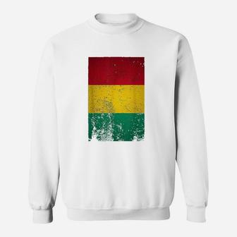 Grunge Guinea Flag Vintage Conakry West Africa Guinean Gift Sweat Shirt - Seseable