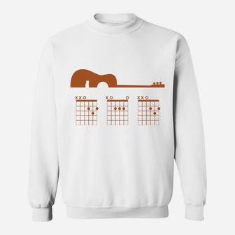 Guitar Best Dad Ever Best Gift For Fathers Day Sweatshirt - Seseable