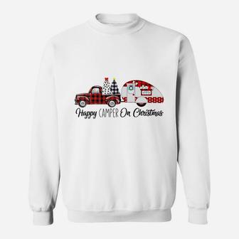 Happy Camper On Christmas Holiday Wonderful Christmas Gift Sweatshirt - Seseable