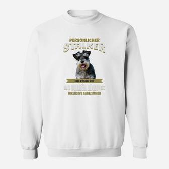 Herren Sweatshirt mit Hund & Spruch Persönlicher Speichellecker - Seseable