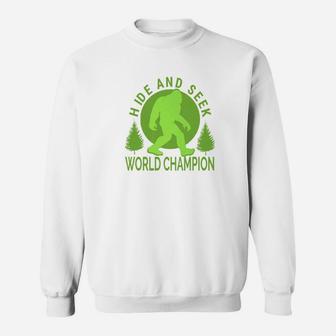 Hide And Seek World Champion Vintage Bigfoot Sweat Shirt - Seseable