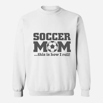 Hip Together Soccer Mom Raglan Sweat Shirt - Seseable