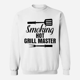 Hot Grill Master Bbq King Queen Of The Grill Sweatshirt - Seseable