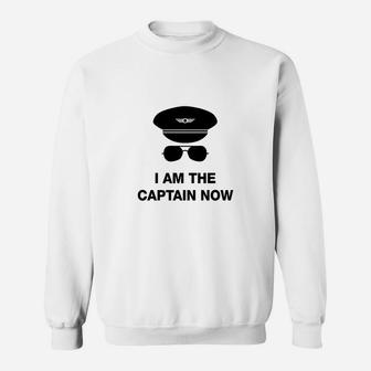 I Am The Captain Now Sweat Shirt - Seseable
