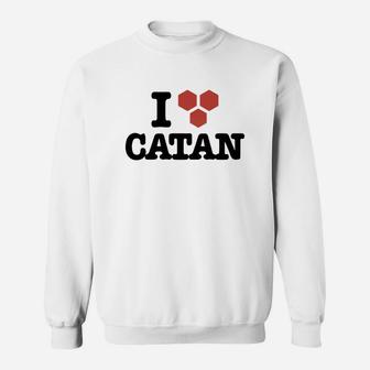 I Love Catan Sweat Shirt - Seseable