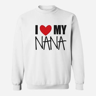 I Love My Grandma Nana Or Mimi Baby Clothes Sweatshirt - Seseable