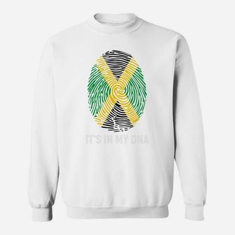 I Love My Jamaica Country It Is In My Dna Sweat Shirt - Seseable