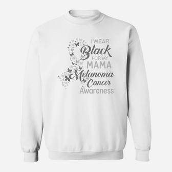 I Wear Black For My Mama Proud Mom Sweat Shirt - Seseable