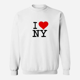 Ich Liebe New York Klassiker Sweatshirt - Seseable