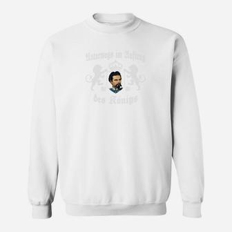 Inspirierendes Zitat Herren Sweatshirt mit Grafikdesign – Weiß - Seseable