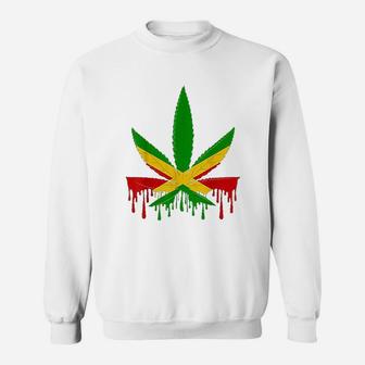 Jamaica Flag Day Jamaican Country Retro Vintage Gift Sweat Shirt - Seseable
