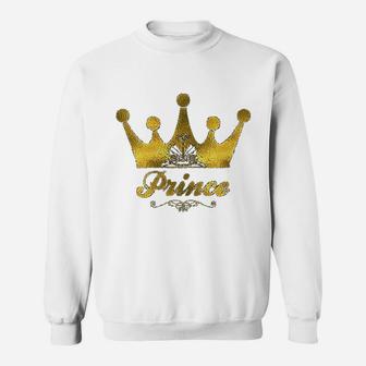 Kids Haitian Prince Gold Haiti Crown Great Outfit For Boy Clothe Sweat Shirt - Seseable