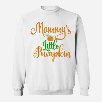 Kids Mommys Little Pumpkin Kids Sweat Shirt - Seseable