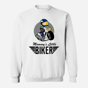 Kids Motorbike Boys Girls Mommys Little Biker Sweat Shirt | Seseable UK