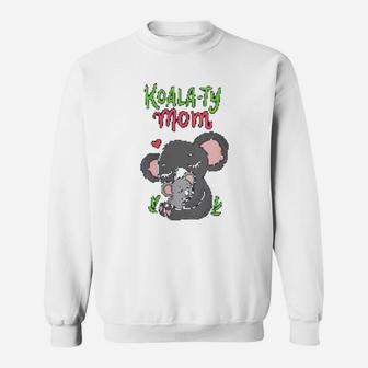 Koala Ty Mom Koala Bear Mama Mothers Day Animal Pun Gift Sweat Shirt - Seseable
