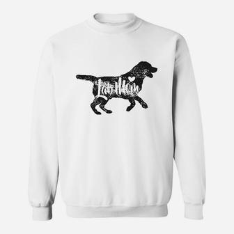 Lab Mom Cute Labrador Owner Dog Gift Funny Top Graphic Sweat Shirt - Seseable