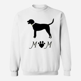 Lab Mom Labrador Black Dog Tshirt Sweat Shirt - Seseable