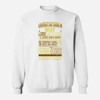 Legends Are Born In May Highly Eccentric Extra Tou Sweatshirt - Seseable