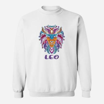 Leo Lion Zodiac Symbol Horoscope Astrology Sweatshirt - Seseable