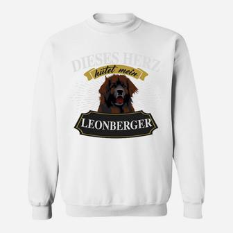 Leonberger Hütet Mein Herz Sweatshirt - Seseable