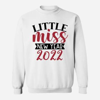 Little Miss New Year 2022 Baby Girl 1st New Years Sweatshirt - Seseable