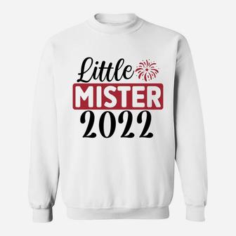 Little Mister 2022 Baby Boy New Year Cute Holiday Baby Sweatshirt - Seseable