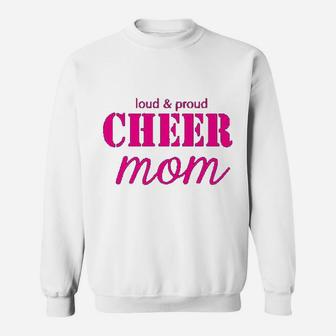 Loud And Proud Cheer Mom Sweat Shirt - Seseable