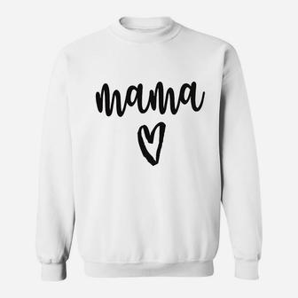 Love Heart Mama Sweat Shirt - Seseable