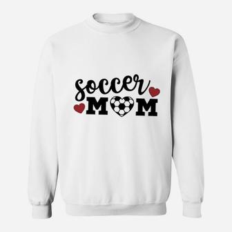 Love Soccer Mom Sweat Shirt - Seseable