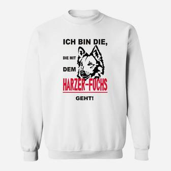 Lustiges Harzer-Fuchs Sweatshirt für Hundeliebhaber, Hunde-Design Tee - Seseable