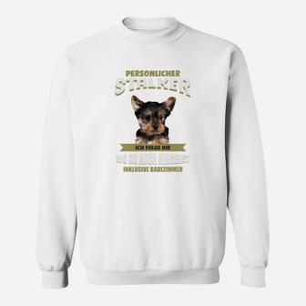 Lustiges Hunde-Motiv Sweatshirt Persönlicher Schnüffler mit witzigem Spruch - Seseable