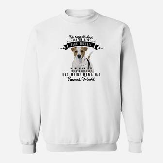 Lustiges Hundemotiv Sweatshirt: Miss Alice Roosevelt Spruch - Seseable