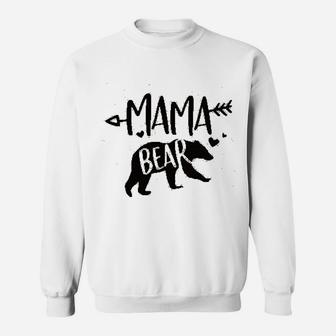Mama Bear Cute Heart Sweat Shirt - Seseable